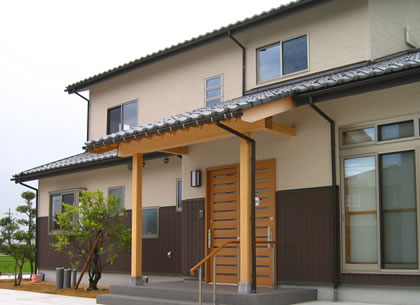 富山エコ住宅　富山市K様邸　外観